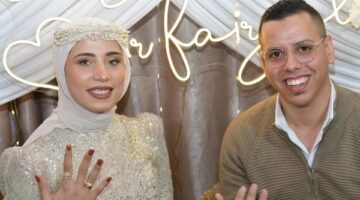 عبد الرحمن مصطفى يحتفل بخطوبته على نفين سيد – الجريدة