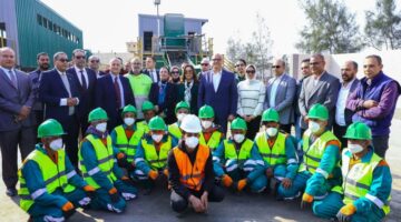 وزيرتا البيئة والتنمية المحلية ومحافظ القليوبية يفتتحون مصنع معالجة المخلفات البلدية الصلبة المطور لإنتاج الوقود البديل بالخانكة | أخبار – الجريدة