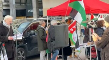 مظاهرة فى ليون ترفع شعار لا لتهجير الفلسطينيين وترفض مخطط ترامب – الجريدة