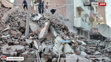 انتشال جثمان طفل من أسفل انقاض عقار أسيوط المنهار | الحوادث – الجريدة