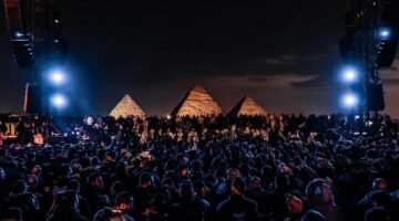 انطلاق حفل الفرقة الموسيقية العالمية deep house Bible من منطقة أهرامات الجيزة – الجريدة