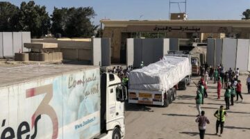 استمرار دخول شاحنات المساعدات إلى قطاع غزة – الجريدة