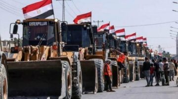 مصر تدشن إعادة إعمار غزة.. المعدات الثقيلة تعبر الحدود لرفع الركام – الجريدة