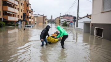 احتجاز السكان بالمنازل وانهيارات أرضية.. ماذا يحدث في إيطاليا؟ – الجريدة