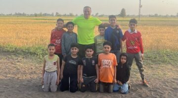 نادر السيد يحتفل بعيد الفطر مع أبنائه