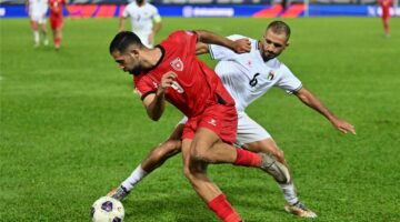 موعد مباراة الأردن وفلسطين وقنوات البث