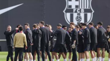 برشلونة يباحث استعادة ثلاثي إسبانيا قبل أوساسونا