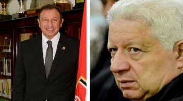 مرتضى منصور ينهي خصومته مع الخطيب.