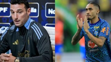 سكالوني يعفو عن رافينها بعد فوز الأرجنتين