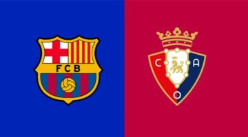 موعد وقناة مباراة برشلونة وأوساسونا بالدوري الإسباني