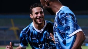 فيديو: رمضان صبحي يهز شباك البنك الأهلي.. وطرد الجزار
