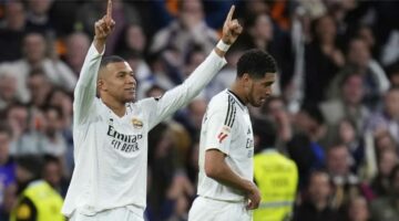 مبابي يقود ريال مدريد لثلاثية أمام ليجانيس في الدوري.