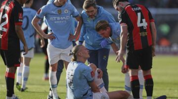 إصابة هالاند تقلق جماهير مانشستر سيتي