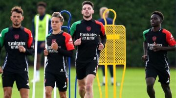 آرسنال يعود بلاعبه قبل مواجهة ريال مدريد.