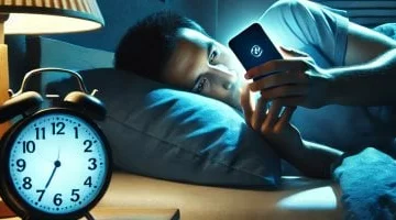 “الأرق يزداد 59% بسبب الجوال: دراسة تحذر من ساعة واحدة يوميًا أمام الشاشة”  

– استهلال بالكلمة المفتاحية (“الأرق”).  
– تضمين نسبة مذهلة (“59%”) لجذب الانتباه.  
– توضيح المسبب (“الجوال”) والزمن (“ساعة واحدة”) لزيادة الوضوح.  
– إثارة الفضول بـ”دراسة تحذر” لإضفاء مصداقية.  
– تجنب التكرار مع الحفاظ على المعنى الأصلي.  

(13 كلمة)