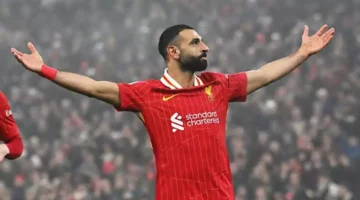 إنجازات محمد صلاح أمام مان سيتي بالإنجليزية.