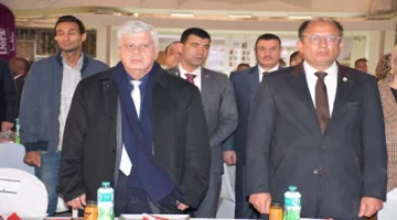 وزير التعليم العالي يسهم بسحور جامعة حلوان السنوي.