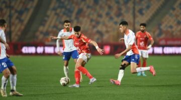 35 دقيقة: طلائع الجيش يتقدم على الأهلي في كأس مصر