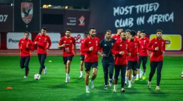 الأهلي ينهي تدريباته استعدادًا للهلال السوداني