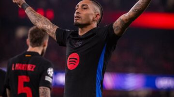 برغم النقص العددي.. برشلونة يصعق بنفيكا ويضع قدمًا في ربع نهائي دوري أبطال أوروبا – الجريدة
