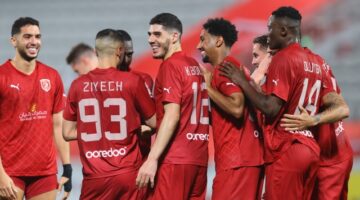 مباراة الدحيل والغرافة في دوري قطر 2025