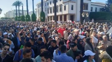 تظاهرات تعليمية ضد تراجع الوزارة عن وعودها.