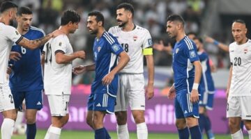 العراق يتعادل مع الكويت بأداء قاتل.