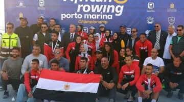 اتحاد التجديف يحتفي بأبطال العالم وإفريقيا بالمعادي