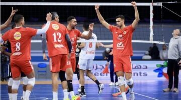 الأهلي ضد الزمالك: نصف نهائي الدوري الطائرة