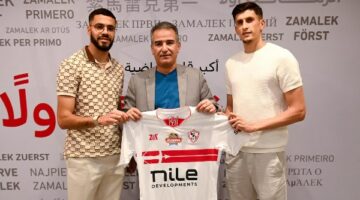 الزمالك يستضيف قنصل المغرب مع ثنائي الفريق.