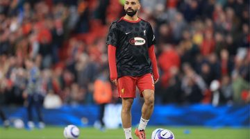 تقييم محمد صلاح في ليفربول ضد إيفرتون