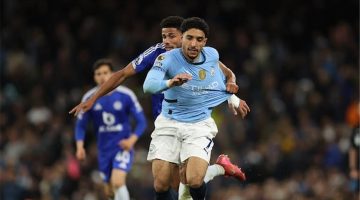 تقييم عمر مرموش في مباراة مانشستر سيتي وليستر سيتي