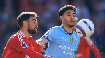 أبرز إنجازات عمر مرموش في مانشستر سيتي ضد يونايتد بالدوري الإنجليزي