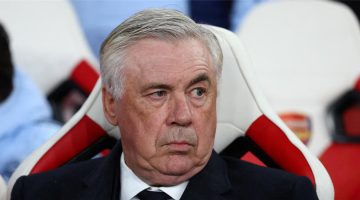 أنشيلوتي في مواجهة مصير مجهول مع ريال مدريد بسبب آرسنال