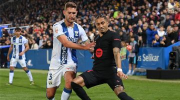 رجل مباراة برشلونة وليجانيس يتألق في الدوري الإسباني