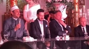 صور عقد قران ليلى أحمد زاهر وهشام جمال.. دموع أحمد زاهر تخطف الأنظار