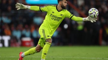 ديفيد رايا: آرسنال يسعى للفوز والتأهل دون توتر أمام ريال مدريد