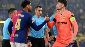 برشلونة يستحق التأهل لنصف نهائي دوري أبطال أوروبا.. أراوخو يكشف كواليس مباراة بوروسيا المثيرة