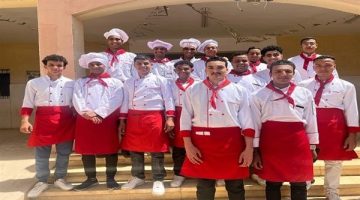 طبق صحي في الأسبوع الأخضر بجامعة الأقصر يبدعه طلاب السياحة والفنادق
