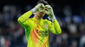 كورتوا: غياب لاعب هام وتأثير الفرديات يضعف ريال مدريد أمام آرسنال