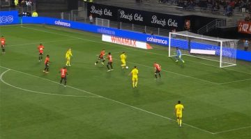 مصطفى محمد يتألق بهدف رائع في مباراة نانت ضد رين بالدوري الفرنسي