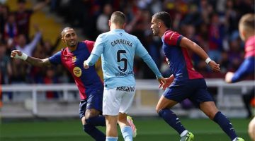 فيديو | رافينها يبدع ويسجل هدف تعادل برشلونة أمام سيلتا فيجو