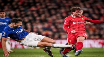 15 دقيقة: ليفربول 0-0 إيفرتون في ديربي ميرسيسايد