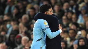 مانشستر سيتي يفوز على ليستر بهدفين.