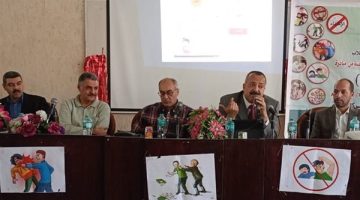 ندوة توعية بجامعة حلوان بكلية التكنولوجيا والتعليم حول نبذ العنف