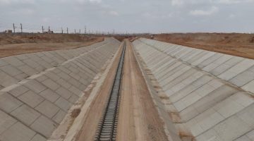 تصوير جوي لسكة حديد الروبيكي- العاشر- بلبيس