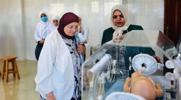 هيئة جودة التعليم والاعتماد تزور كلية تمريض كفر الشيخ لتقييم الأداء
