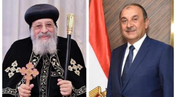 أعياد القيامة: وزير قطاع الأعمال يهنئ البابا تواضروس والشعب القبطي بكل الخير والبركة