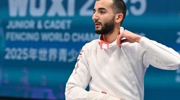 محمود السيد يتألق ويتأهل لنصف نهائي سيف المبارزة ببطولة العالم بالصين