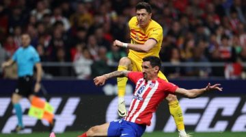 ليفاندوفسكي يمواجه ألفاريز في كلاسيكو برشلونة وأتلتيكو